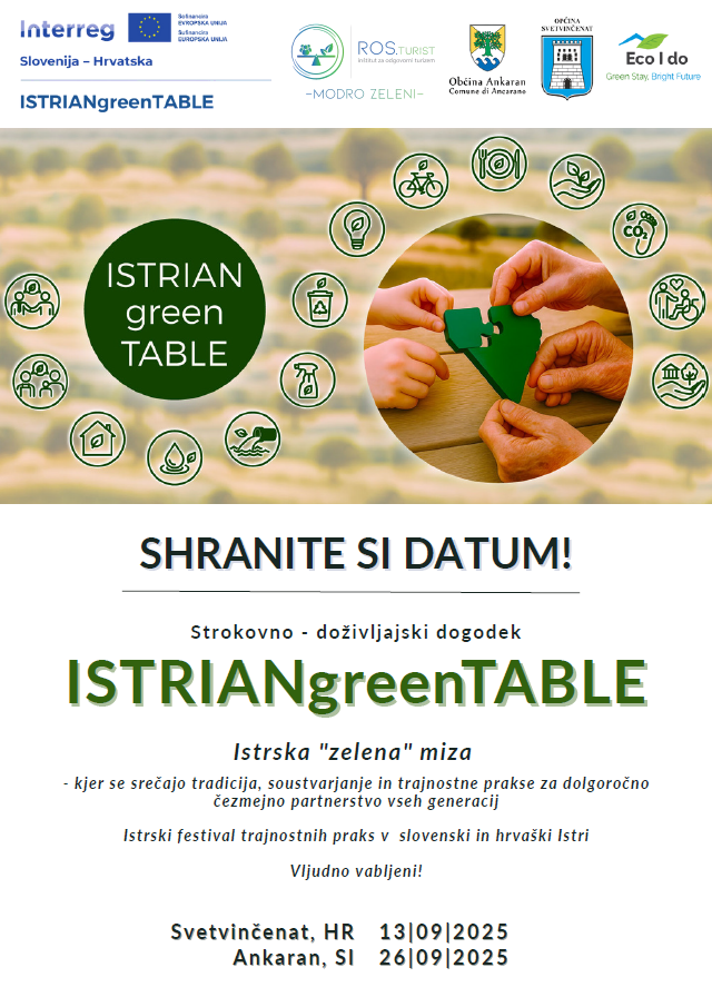 ISTRIANgreenTABLE – Istrska »zelena« miza v Ankaranu